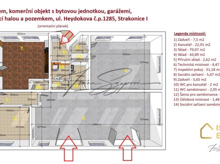 Pronájem výrobní prostory, 245 m²