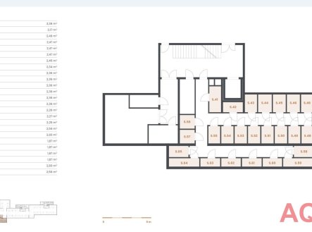 Prodej bytu, 1+kk, 43,6 m²