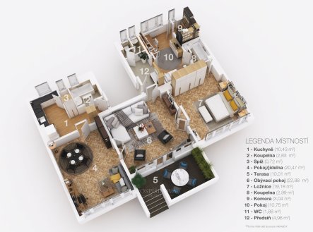Prodej bytu, 4+1, 125 m²