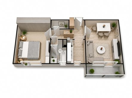 Prodej bytu, 2+1, 54 m²