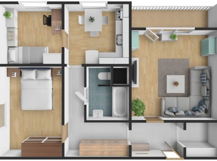 Prodej bytu, 3+1, 67 m²