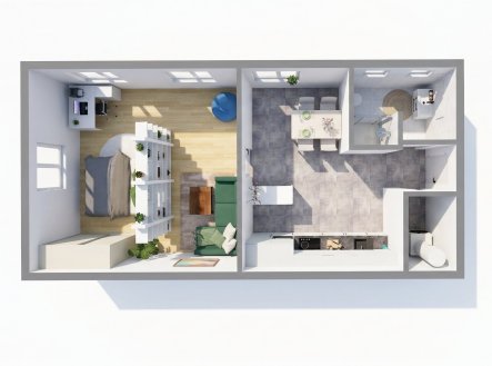 Prodej bytu, 1+1, 47 m²