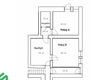 Pronájem bytu, jiný, 18 m²