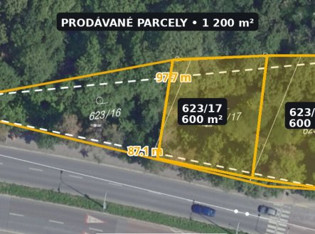 Prodej pozemku, zahrada, 1 200 m²