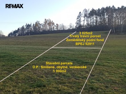 Prodej pozemku pro bydlení, 4 025 m²