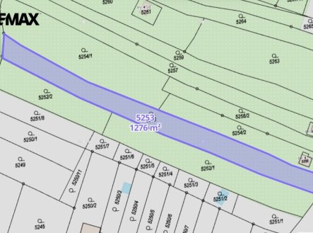 Prodej pozemku, zahrada, 1 276 m²