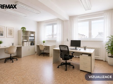 Pronájem kanceláře, 66 m²