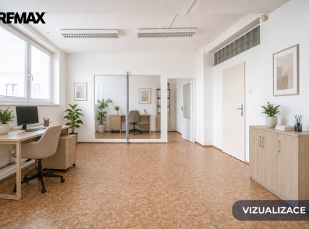 Pronájem kanceláře, 66 m²