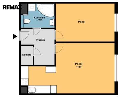 Prodej bytu, 2+kk, 52 m²