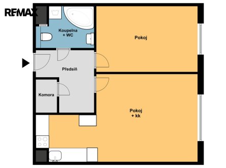Prodej bytu, 2+kk, 52 m²