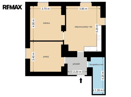 Prodej bytu, 3+kk, 75 m²