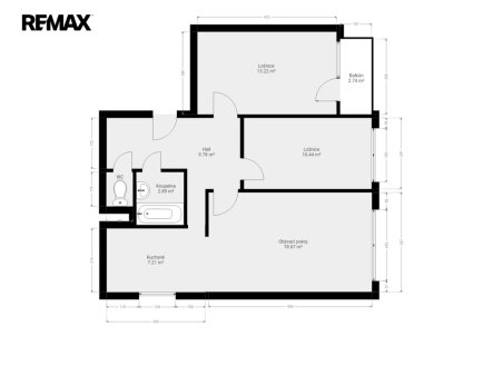 Pronájem bytu, 3+kk, 65 m²