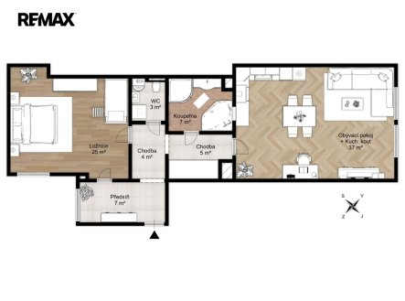 Prodej bytu, 2+kk, 88 m²