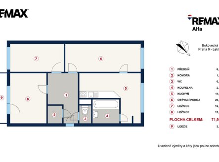 Prodej bytu, 3+1, 75 m²