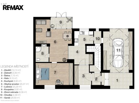 Pronájem domu/vily, 211 m²