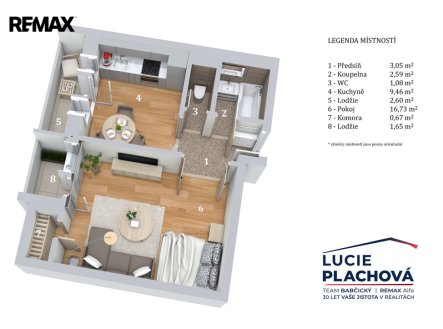 Prodej bytu, 1+1, 36 m²