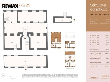Prodej obchodní prostory, 286 m²