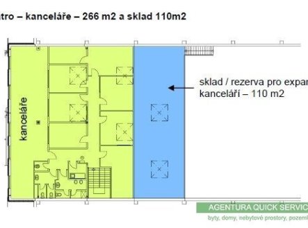 Pronájem skladu, 1 395 m²