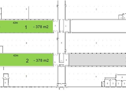 Pronájem skladu, 378 m²