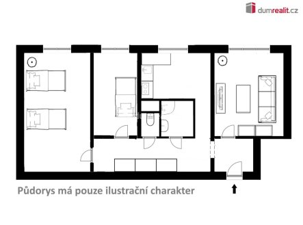 Prodej bytu, 3+1, 67 m²