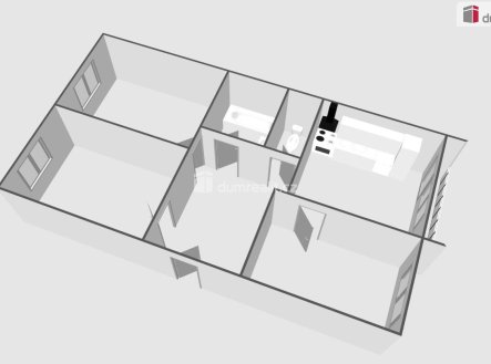 Prodej bytu, 3+1, 72 m²