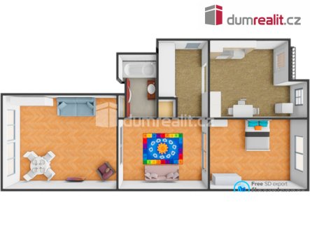 Prodej bytu, 3+1, 82 m²
