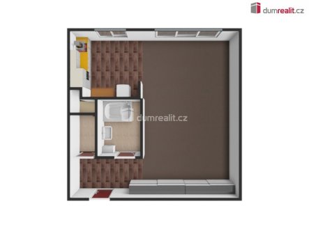 Pronájem bytu, 1+1, 34 m²