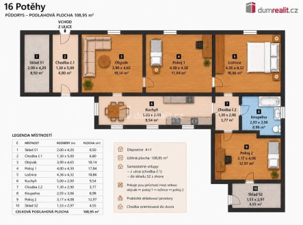 Prodej domu/vily, 108 m²
