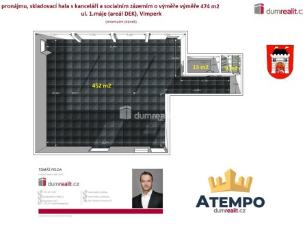 Pronájem skladu, 13 m²