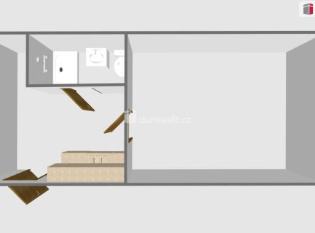 Pronájem bytu, 1+1, 30 m²