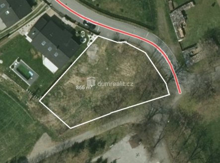 Prodej pozemku pro bydlení, 866 m²