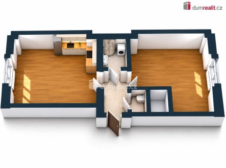 Prodej bytu, 2+kk, 49 m²