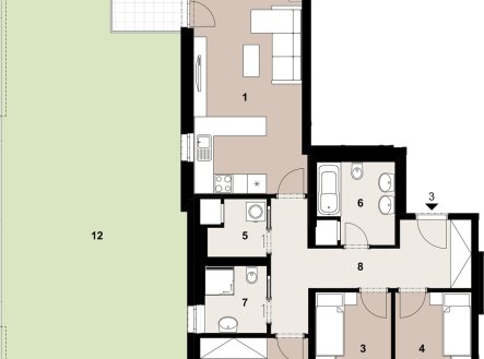Prodej bytu, 4+kk, 93 m²