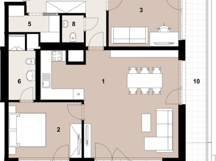Prodej bytu, 4+kk, 108 m²