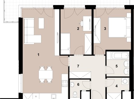 Prodej bytu, 3+kk, 79 m²