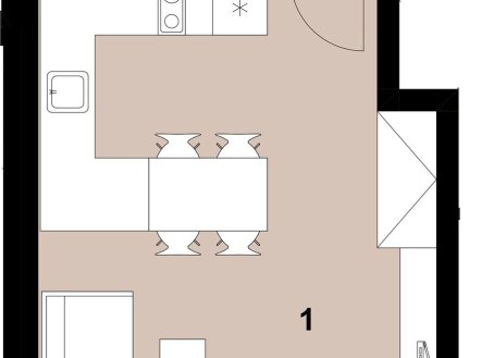 Prodej bytu, 1+kk, 35 m²