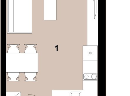 Prodej bytu, 1+kk, 30 m²