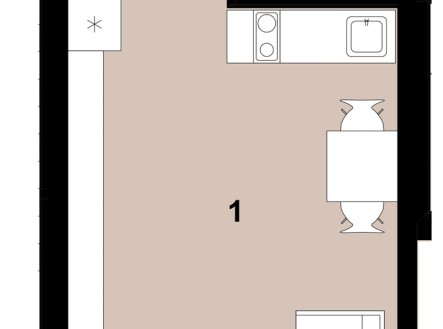 Prodej bytu, 1+kk, 33 m²