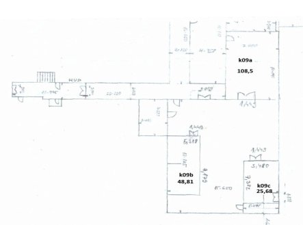 Pronájem komerčního objektu, sklad, 49 m²