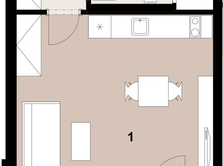 Prodej bytu, 1+kk, 33 m²