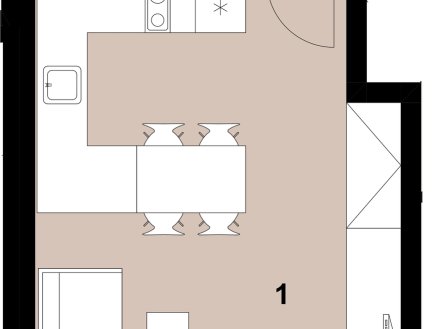 Prodej bytu, 1+kk, 35 m²
