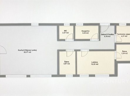 Prodej chaty/rekreačního objektu, 61 m²