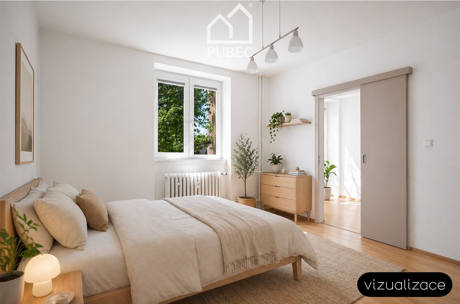 2 vizualizace ložnice