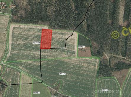 Prodej pozemku, zemědělská půda, 17 417 m²