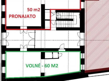 Pronájem - obchodní prostor, 60 m²