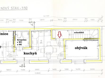 Pronájem bytu, 2+1, 50 m²