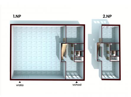 Pronájem skladovací prostor, 108 m²