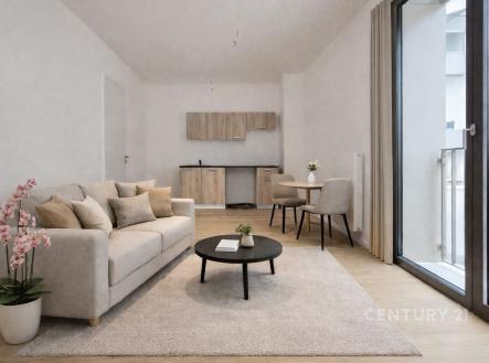 Pronájem bytu, 2+kk, 42 m²