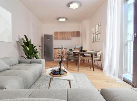 Pronájem bytu, 2+kk, 42 m²