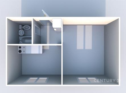 Pronájem bytu, 1+1, 29 m²
